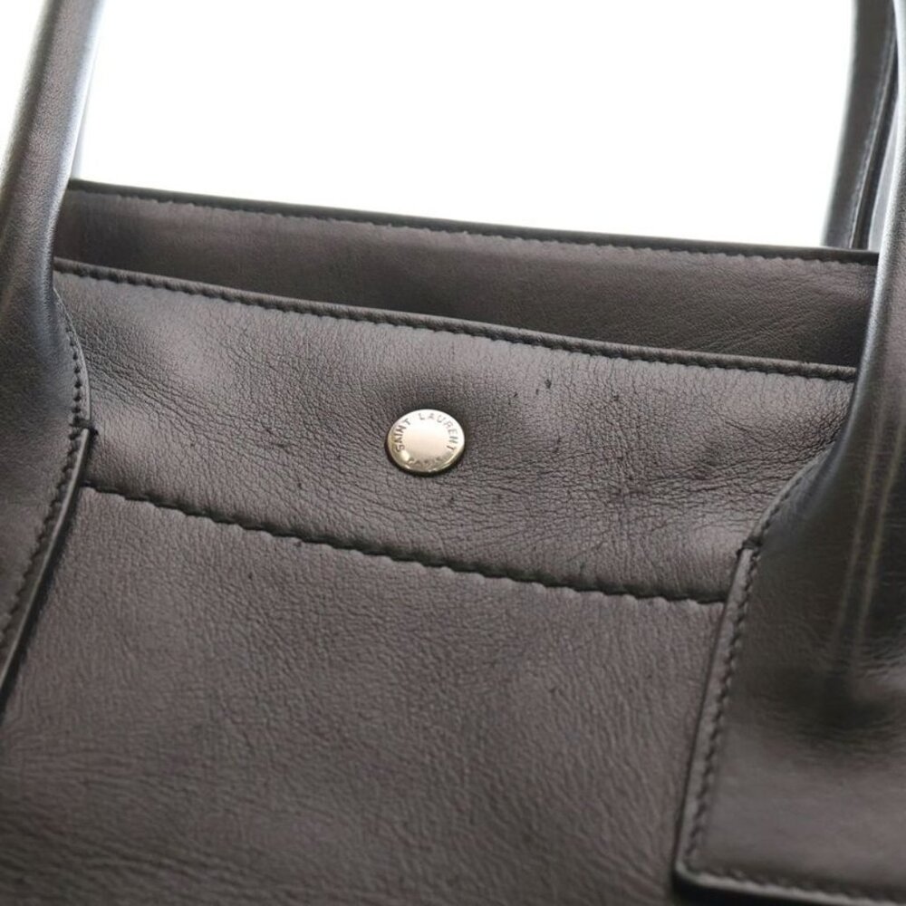 Saint Laurent Paris Rive Gauche Small Tote in Smooth Leather - Picture 6 of 6